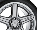 AMG light-alloy wheel, 19" Style VI, multi-piece, titanium grey paint finish